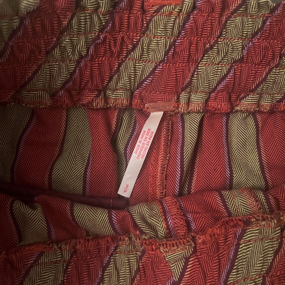 NWOT Free People Drawstring Striped Pants - Picture 5 of 5